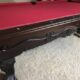 Beautiful 8Ft Pool Table With Red Tournament Felt