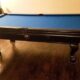 Royal Blue Buckhorn Pool Table