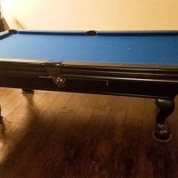 Royal Blue Buckhorn Pool Table