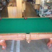Presidential African Teak Wood Pool Table